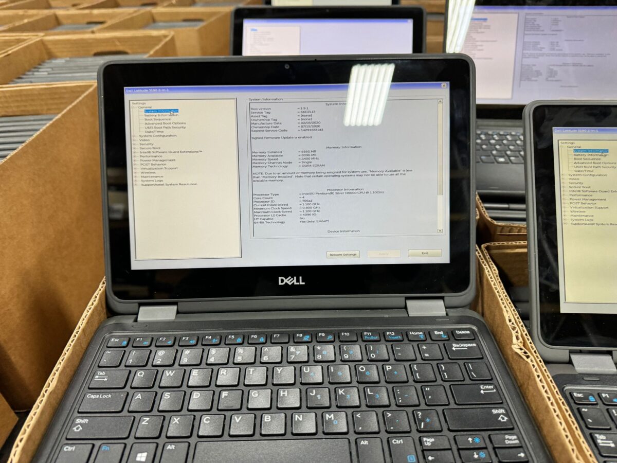 Dell Latitude 3190 Touch 2-in-1 PC. Intel Quad Core up to 2.4Ghz